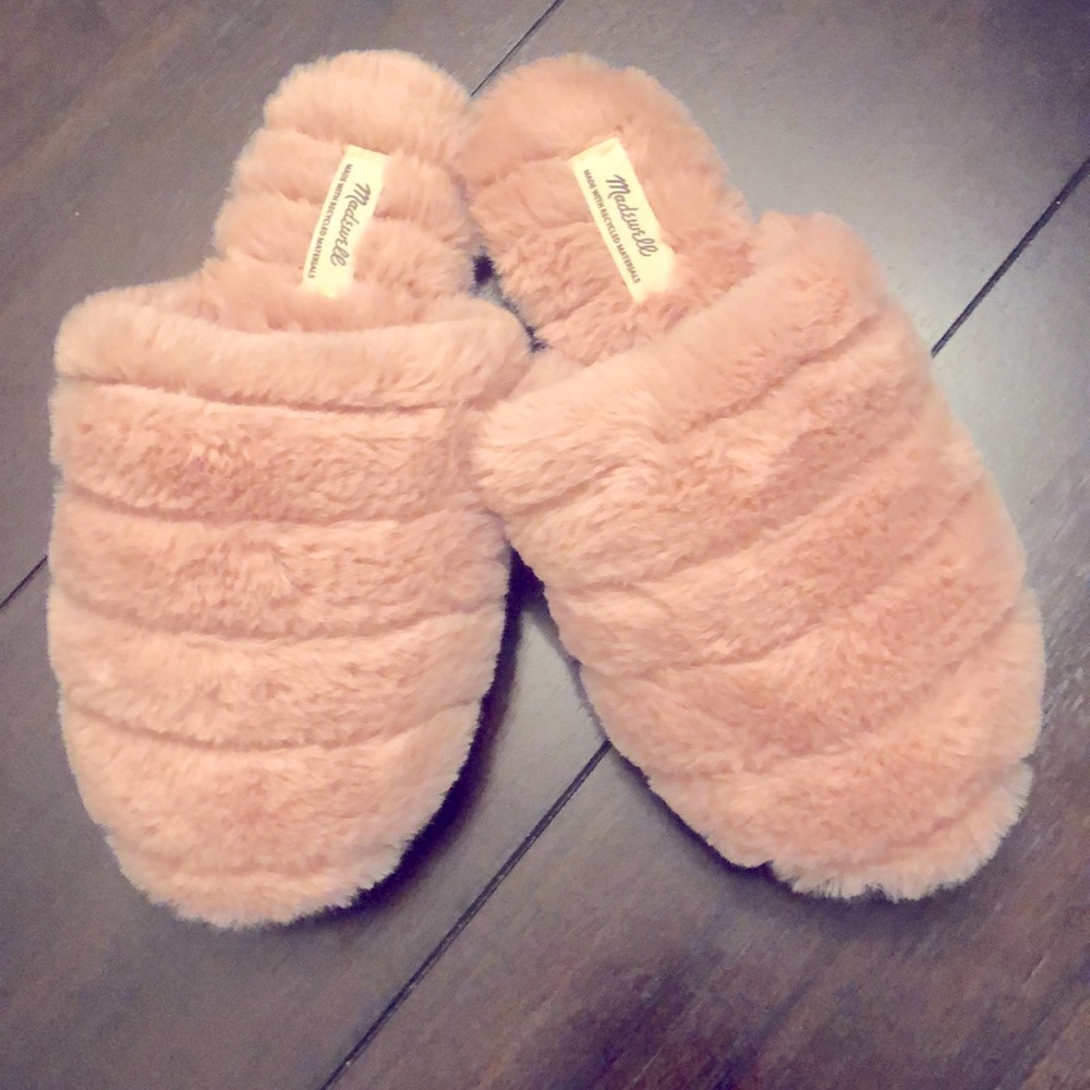 Madewell Brand New Soft Blush Rose Pink Slippers!
